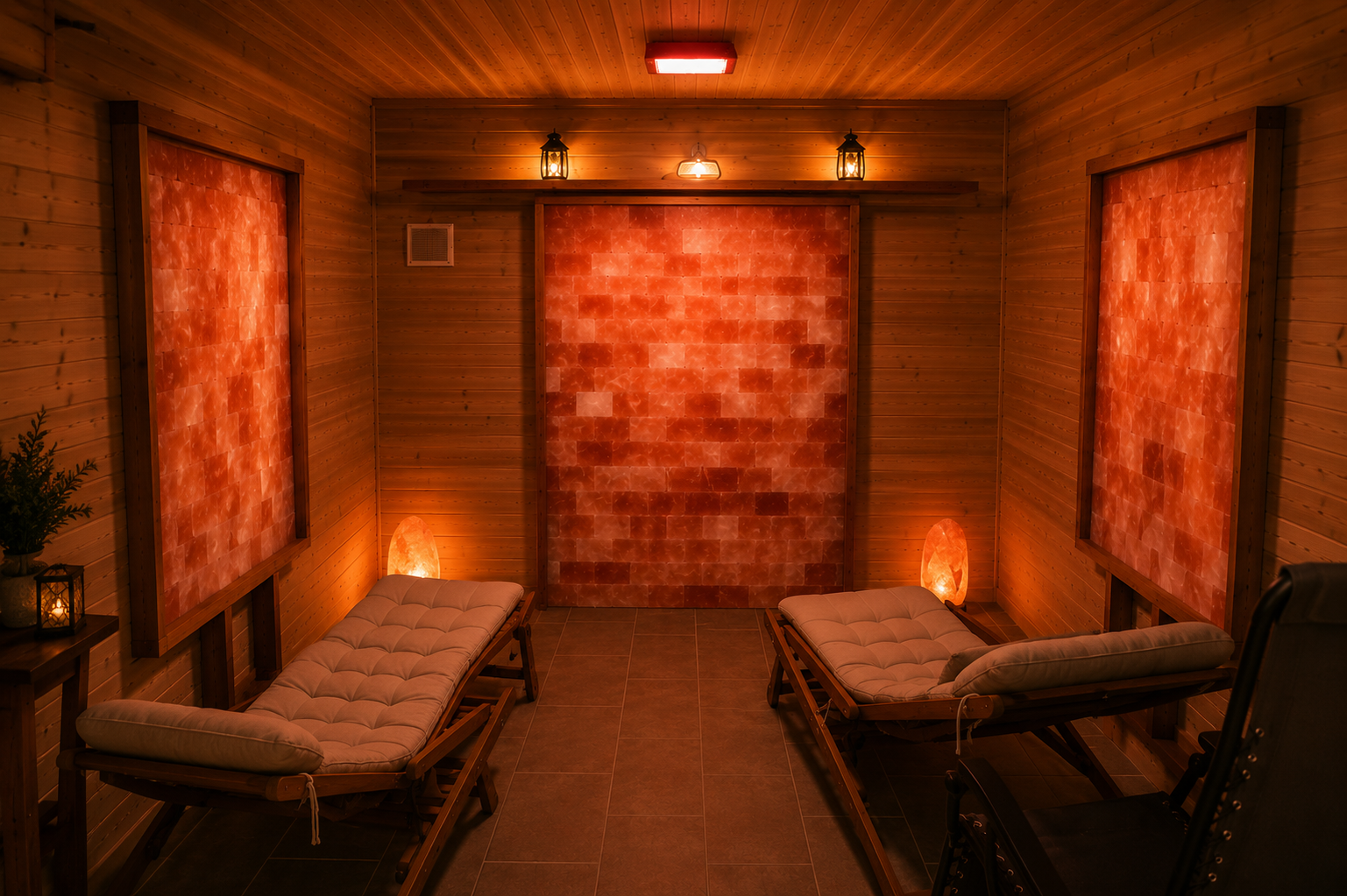 Halo salt cave wood room landscape